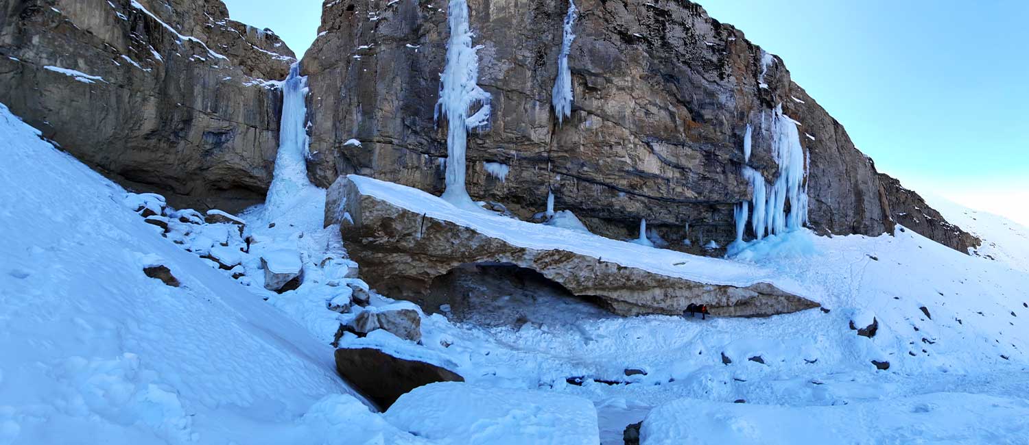 Iran Ice climbing 