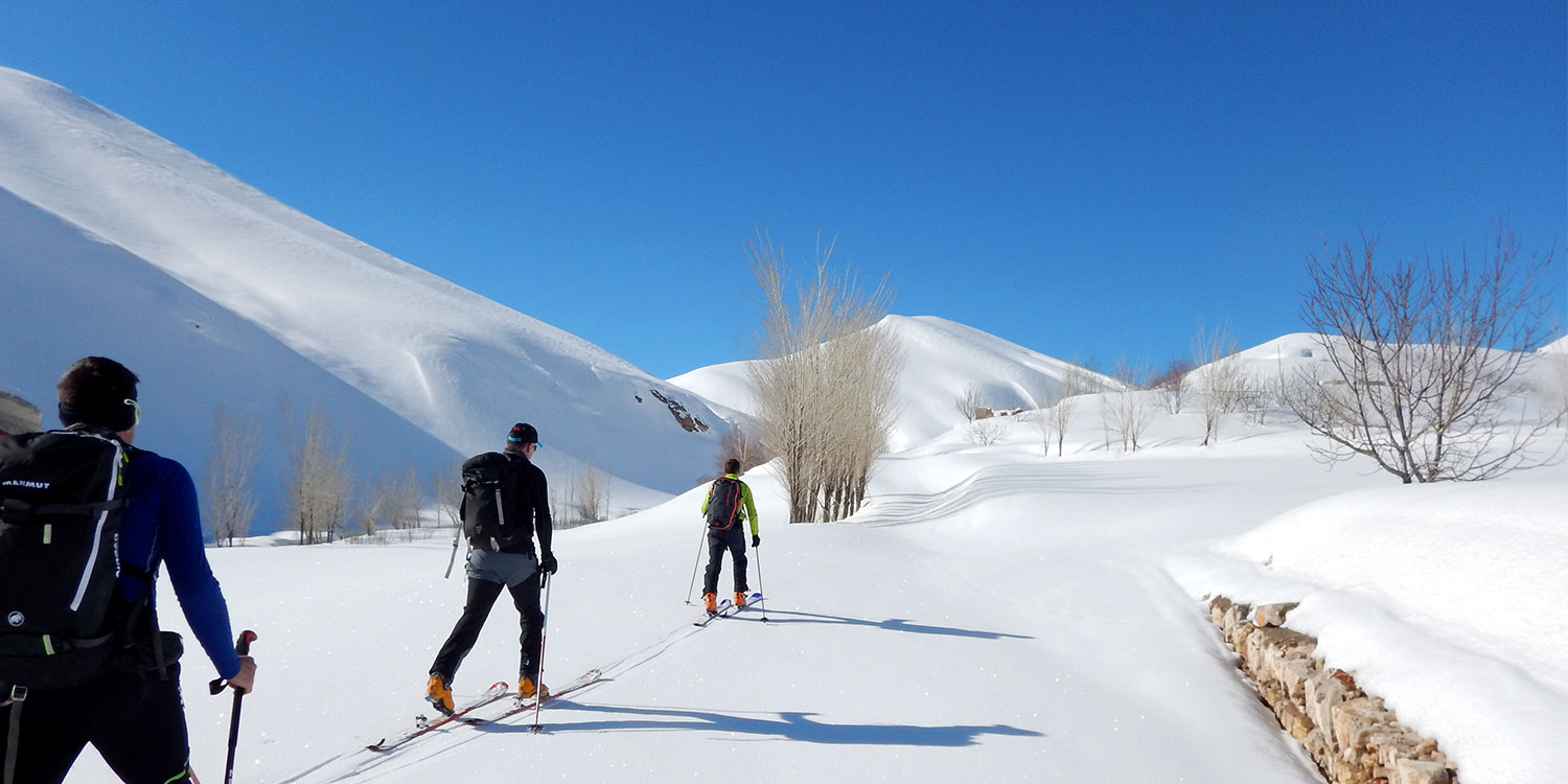 Esquí en la Cordillera de los Zagros