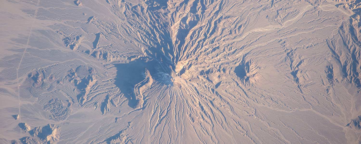 Bazman volcano 