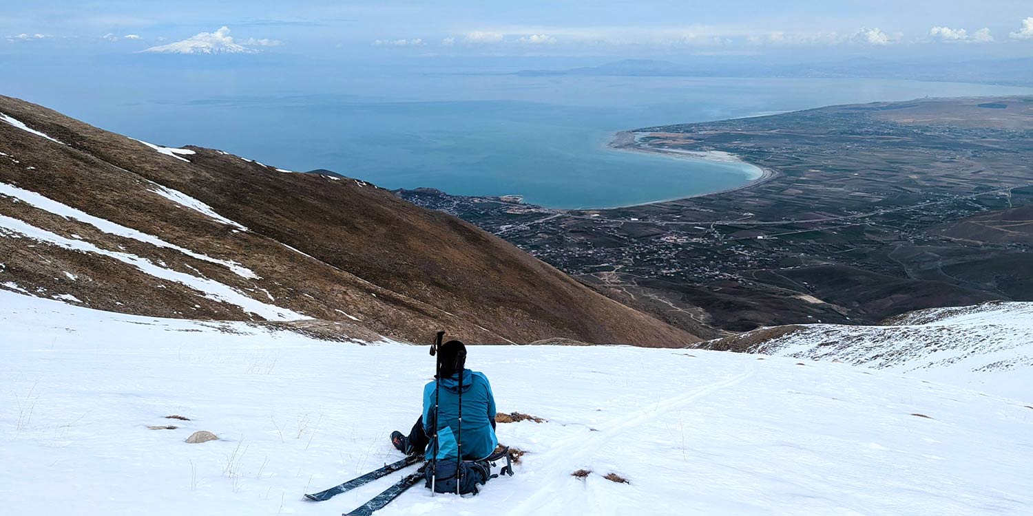 Ski Touring Around Lake VAN