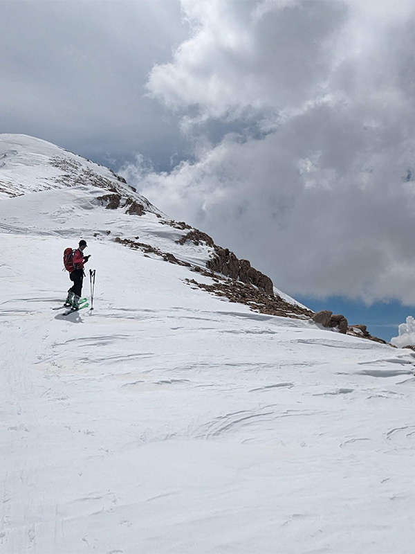 Ski Touring Around Lake VAN