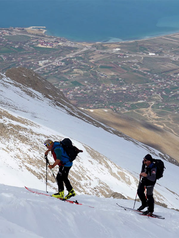 Ski Touring Around Lake VAN