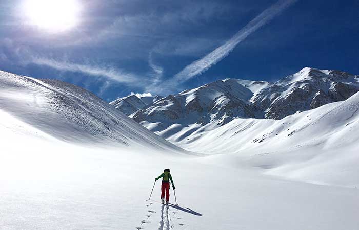 Ski touring in Alborz