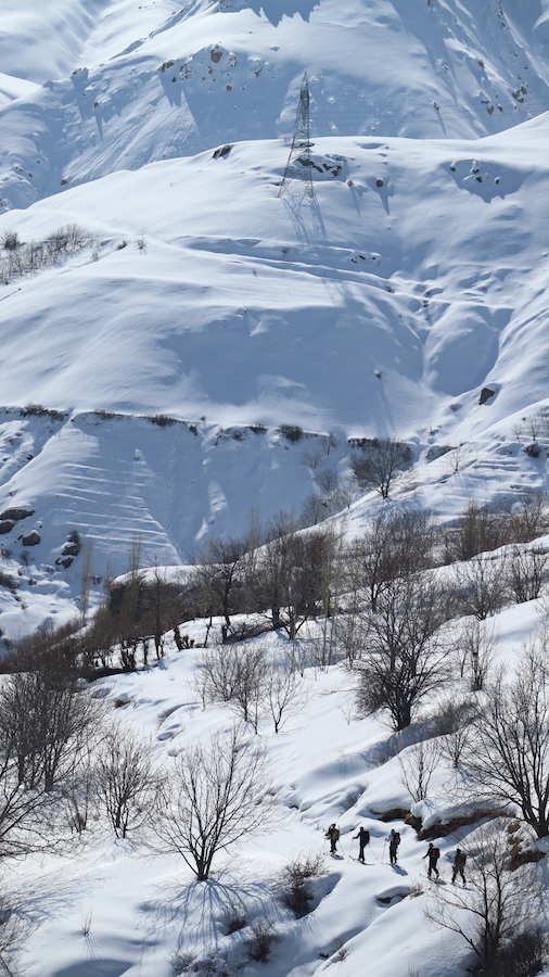 Ski touring in Alborz