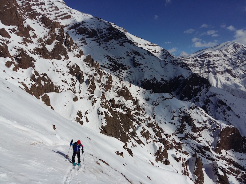 Ski touring Damavand