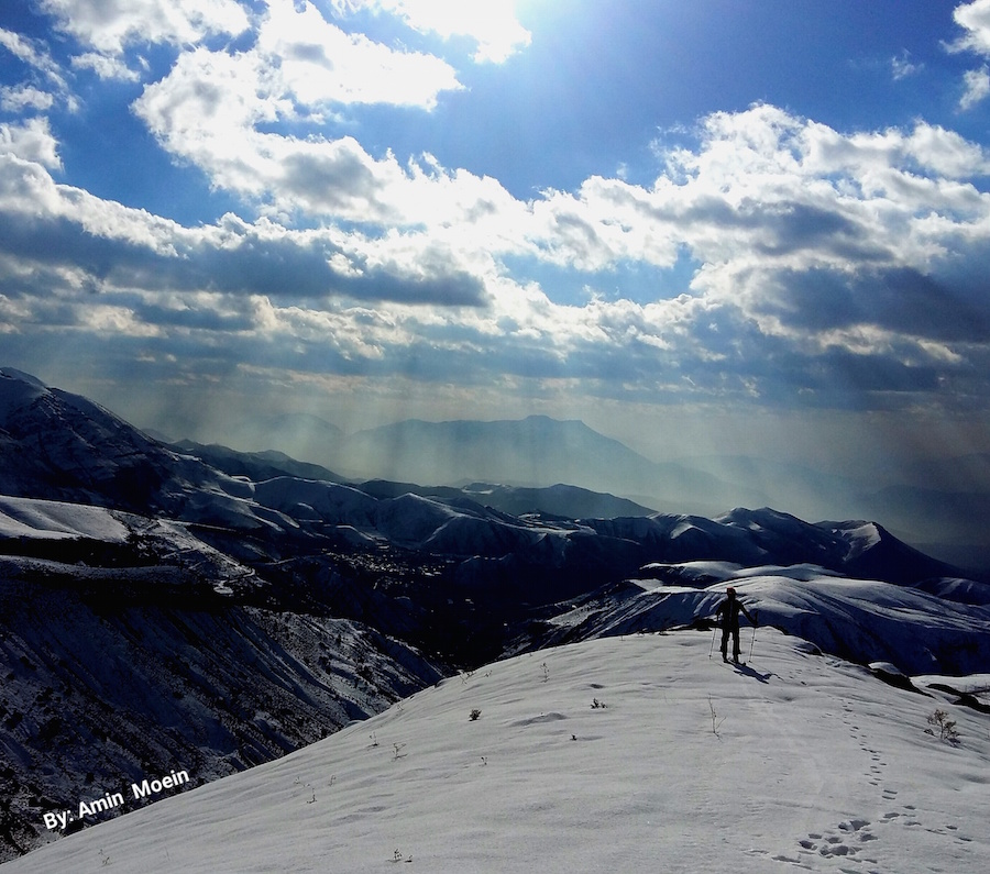 Ski touring in Alborz