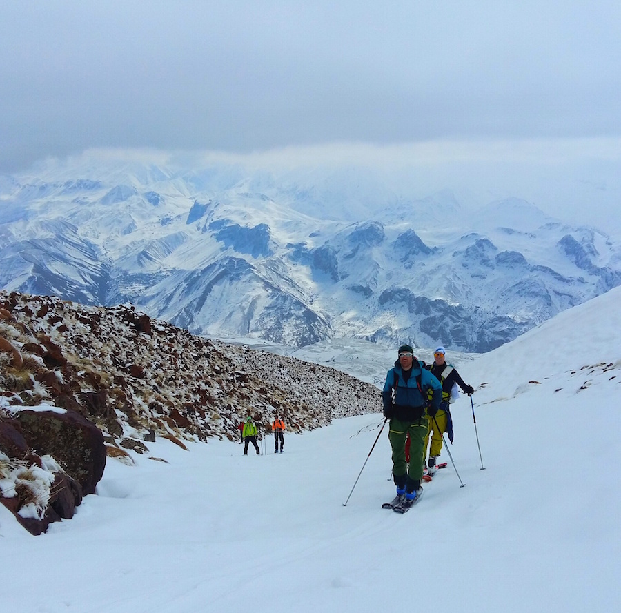 Ski touring in Alborz