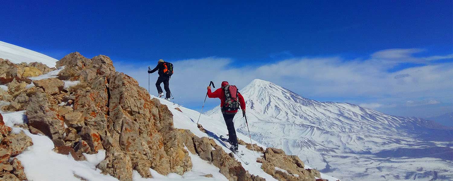 Ski touring Damavand