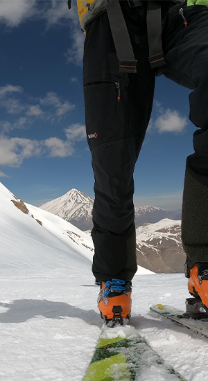 Ski touring Damavand