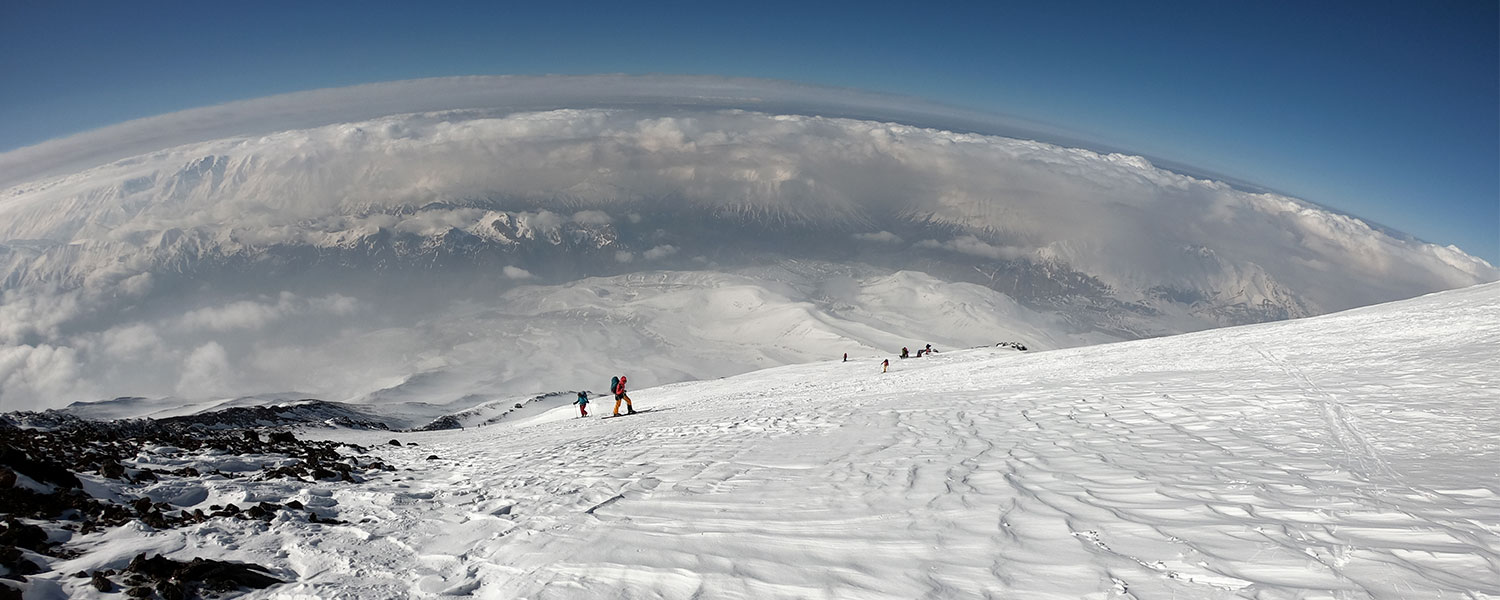 Skiing Mount Damavand