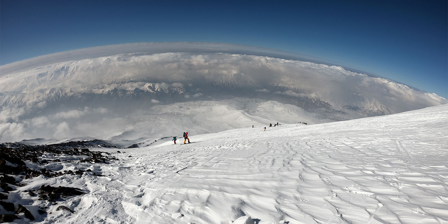 Катание на лыжах на вулкане Дамаванд