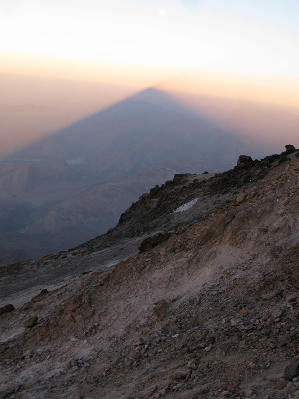 Monte Damavand, 5610 m.