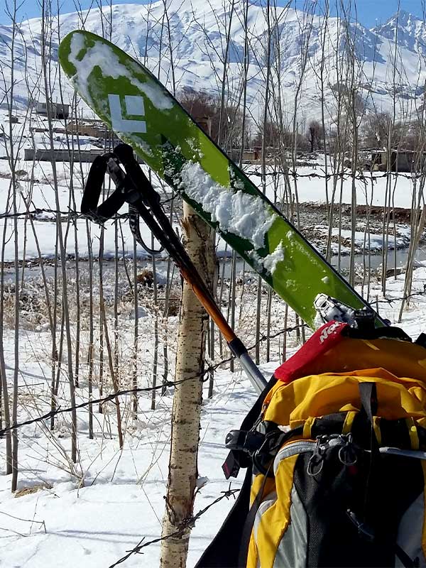 Ski touring in Alborz