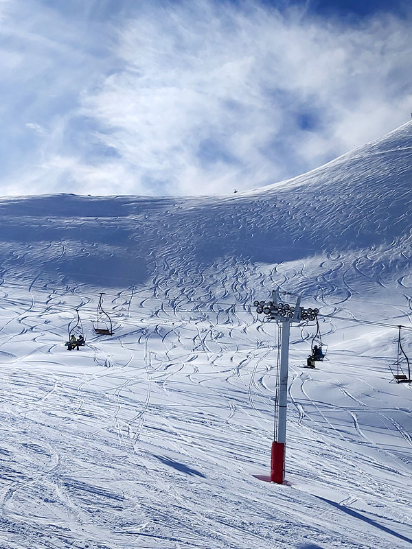 Ski touring in Alborz