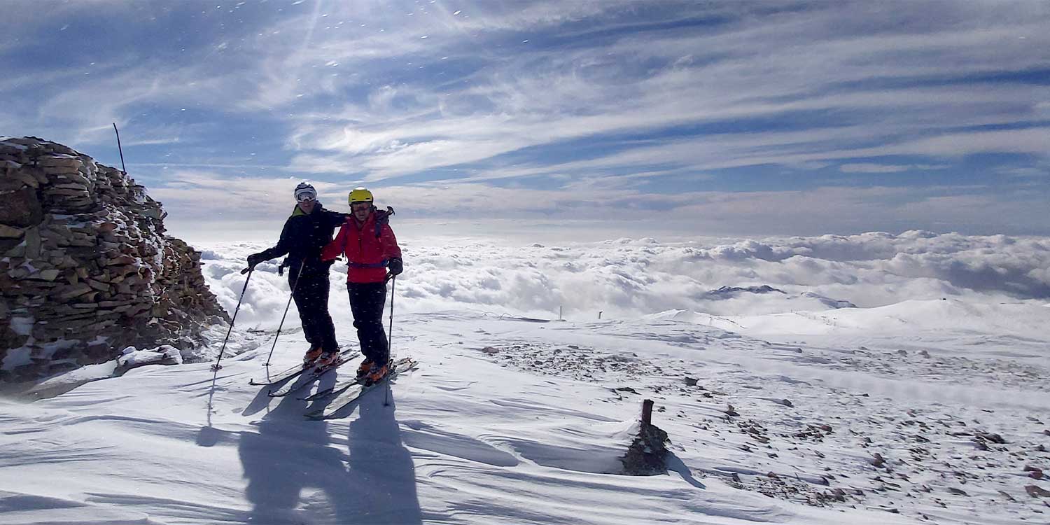 Ski touring in Alborz