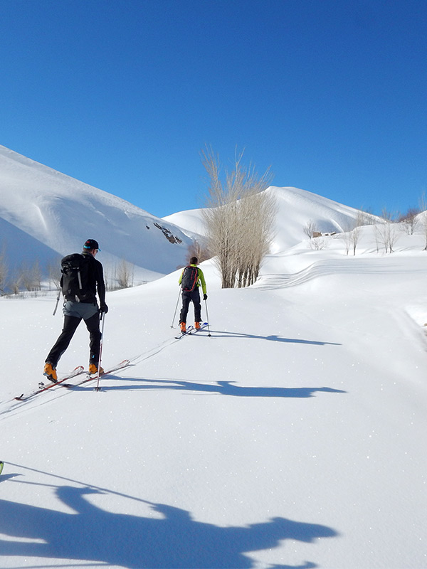Esquí en la Cordillera de los Zagros