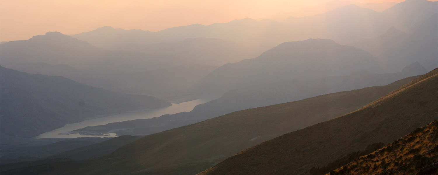 Lar lake; one of the most beautiful dames of Iran