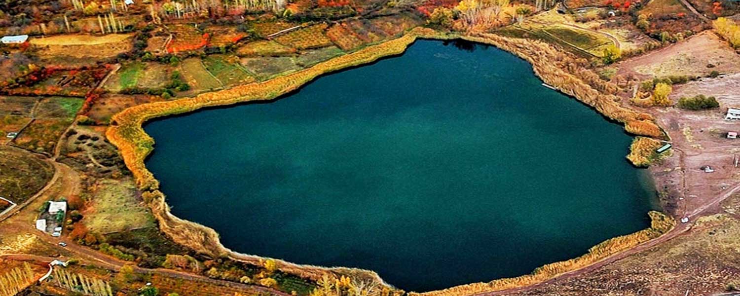 Ovan lake; one of the freshwater lakes of Iran