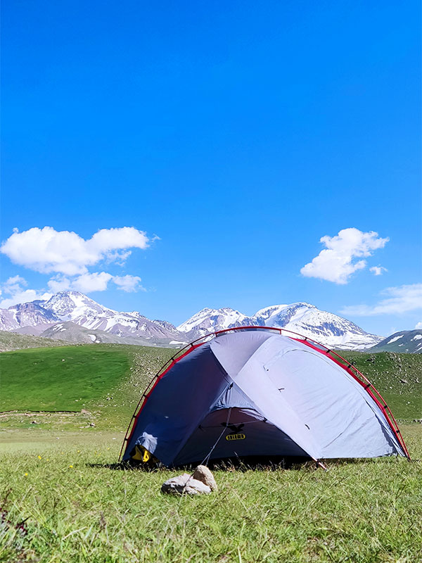 Cycling in Azerbaijan mountain