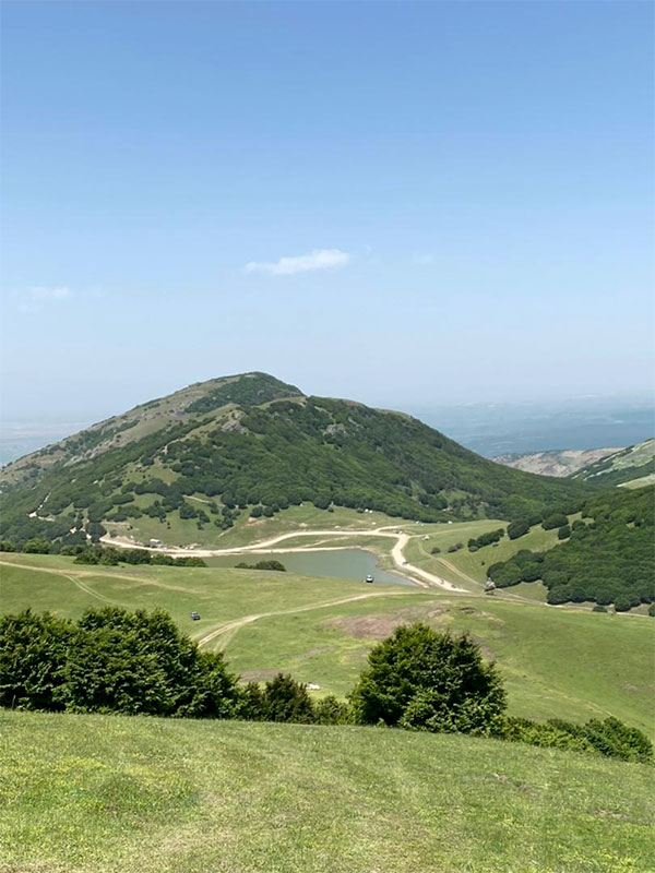 Cycling in Azerbaijan mountain